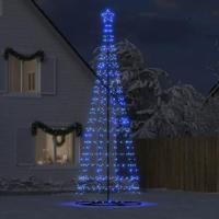 VidaXL Led-kerstboom 1534 leds 503 cm blauw - thumbnail