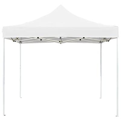 VidaXL Partytent professioneel inklapbaar 2x2 m aluminium wit