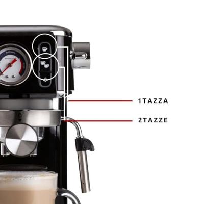 Ariete moderna espresso slim 1381/12 espressomachine (zwart)