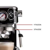 Ariete moderna espresso slim 1381/12 espressomachine (zwart) - thumbnail