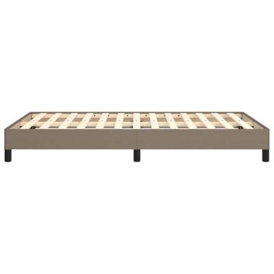 Bedframe zonder matras 120x190 cm stof taupe Bedframe zonder matras 120x190 cm stof taupe