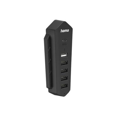 Hama 6in1 USB-hub voor PlayStation 5 Zwart