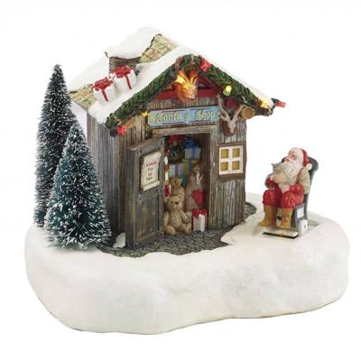 Kerstfiguur kerstmanwinkel 16,5x12x13,5 cm Luville - Luville