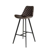 Barkruk Anthony Donkerbruin - Set van 2 - thumbnail