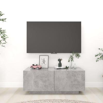Tv-meubel 100x35x40 cm spaanplaat betongrijs