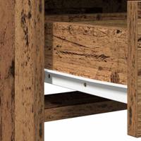 Highboard met lade Oud hout 40 x 41 x 135 cm Bewerkt hout - thumbnail