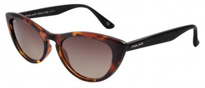 Polar zonnebril dames gepolariseerd gevlamd bruin/zwart Polar zonnebril dames gepolariseerd gevlamd bruin/zwart