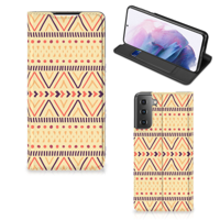 Samsung Galaxy S21 Plus | Hoesje met Magneet | Aztec Yellow - thumbnail