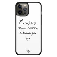 iPhone 12 Pro Max glazen hardcase - Enjoy life - thumbnail