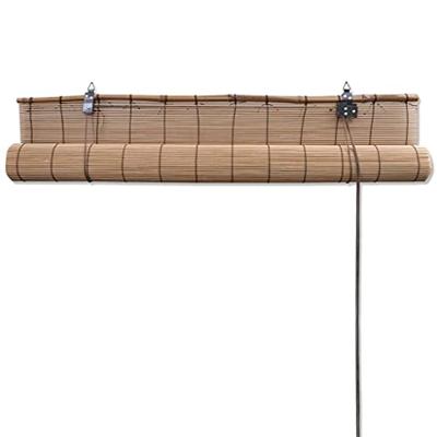 Rolgordijn 100x160 cm bamboe bruin Rolgordijn 100x160 cm bamboe bruin