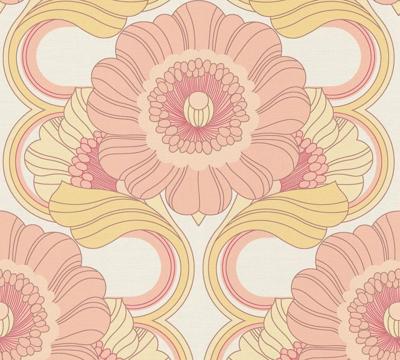 AS Creation Retro Chic - Geel - Retro - 395305