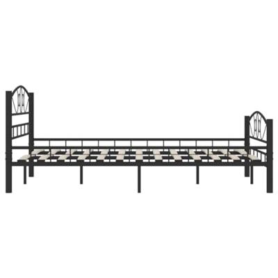 vidaXL Bedframe staal zwart 140x200 cm vidaXL Bedframe staal zwart 140x200 cm