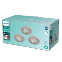 Philips set van 3 inbouwspotsDive 3x5,5w - 2700K - 8,5cm nikkel - 75607900 - thumbnail