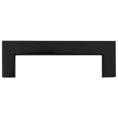 Handvatten 10 st 96 mm roestvrij staal zwart