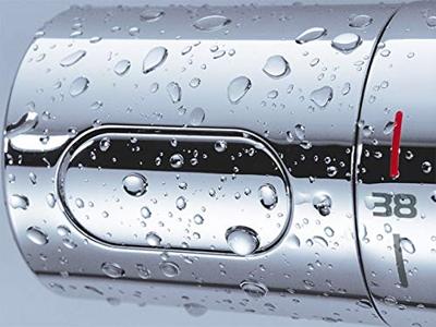 GROHE Grohtherm 800 douchekraan thermostatisch EcoJoy en volumegreep met ecobutton chroom 34561000