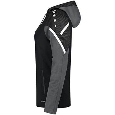 JAKO 6722 Sweater Met Kap Performance - Zwart/Antra Light - L