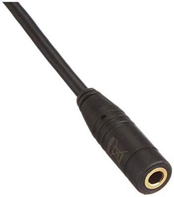 Delock 84666 Stereo Jack Verlengkabel 3,5 mm 4-pins male naar female 1 m zwart