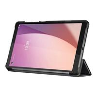 Lunso - Lenovo Tab M8 Gen 4 (8 inch) - Tri-Fold Bookcase hoes - Zwart - thumbnail