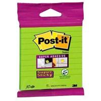 Memoblok 3m post-it 101x101 ss groen met lijn - thumbnail