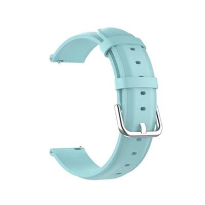 Classic leren bandje - Blauw - Garmin Vivoactive 6 / Vivoactive 5 / Vivoactive 3