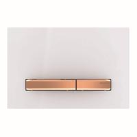 Bedieningsplaat Geberit Sigma 50 voor 2-toets Spoeling Rosé Goud / Wit - thumbnail
