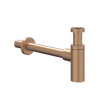 Design Sifon IVY Hoog Model Geborsteld Mat Koper PVD - thumbnail