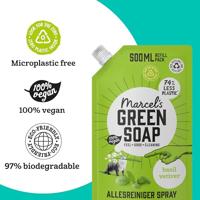 Marcel&apos;s Green Soap Refill - allesreiniger spray - basilicum & vetiver - 500ml - thumbnail