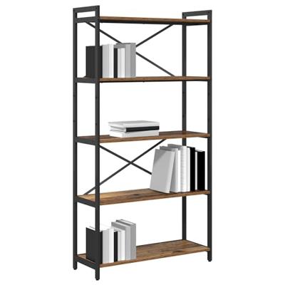 Boekenkast Oud hout 80 x 30 x 153 cm Hout en staal