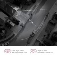 Foscam Outdoor 1080p Wi-Fi IP Camera - FI9902P Zwart - thumbnail