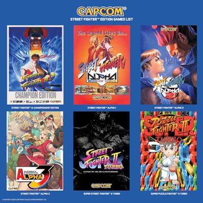 Evercade Alpha Bartop Arcade - Street Fighter (6 games)
