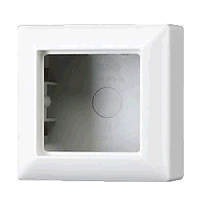 Jung AS581AWW Opbouwbehuizing Frame 1-voudig Alpine-wit 1 stuk(s) - thumbnail