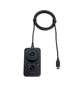 Jabra Engage Link Afstandsbediening met zwarte draad Druk op de knoppen - Afstandsbediening (akoestisch, Bedraad, Druk op de knoppen, zwart)