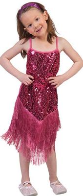 Flapper Disco Jurkje pink