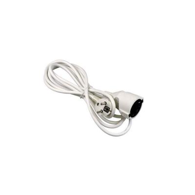 Verlengkabel 3 meter 3 x 1.0 mm2 wit randaarde Verlengkabel 3 meter 3 x 1.0 mm2 wit randaarde