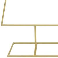 Metalen kerstboom met standaard Goud 150 cm Poedergecoat staal - thumbnail