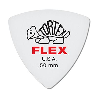 Dunlop Tortex Flex Triangle plectrums 0.50 mm (6 stuks)