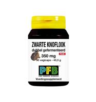SNP Zwarte knoflook dubbel gefermenteerd 90 Vegetarische capsules - thumbnail
