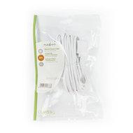 Nedis TCGP90205WT100 Netwerkverlengkabel Rj11 Male - Rj11 Female 10,0 M Wit - thumbnail