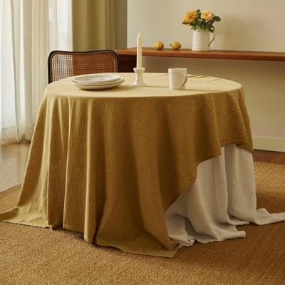 Laura Ashley tafelkleed oil geel streep 140x240cm Laura Ashley tafelkleed oil geel streep 140x240cm