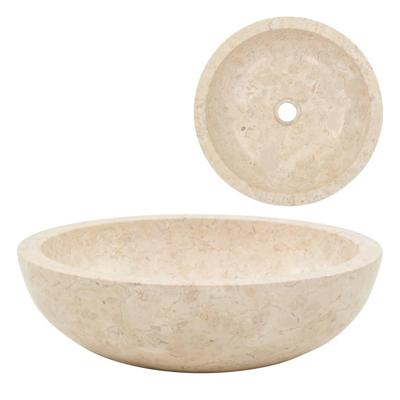 Gootsteen 40x12 cm marmer crème