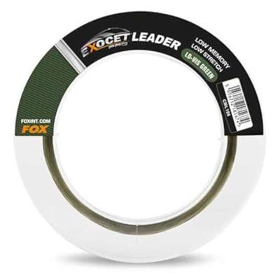 Fox Exocet Pro (Low Vis Green) Leader 35lbs 15.9Kg 0.50mm 100m