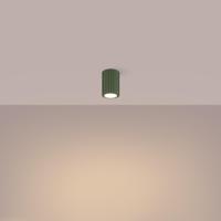 Plafondlamp KARBON 10 olijfgroen - thumbnail