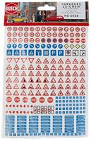 Busch 6028 H0 Set Verkeersbord, Straatnaam, Huisnummer Bouwpakket - thumbnail