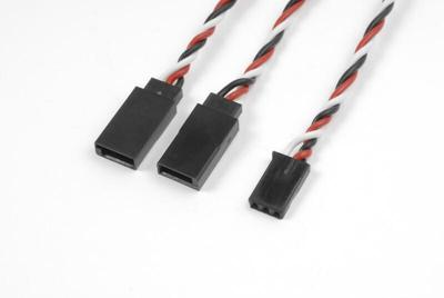 Y-kabel "HD silicone verdrild" Futaba, 22AWG, 15cm (1st)