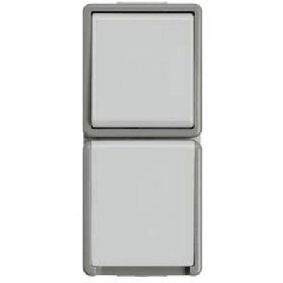 Siemens 5TA4826 Wandcontactdoos met randaarde Delta Grijs Schakelmateriaal 1 stuk(s)