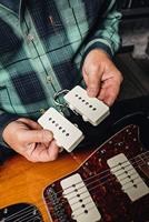 Fender CuNiFe Cobalt Chrome Jazzmaster Pickup Set elementenset voor elektrische gitaar - thumbnail
