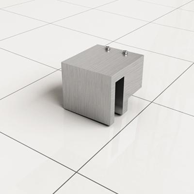 Wiesbaden Glaskoppeling Slim Voor Stabilisatiestang RVS