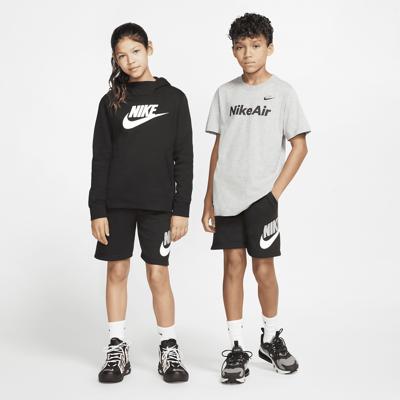 Nike sweatshort zwart/grijs/wit