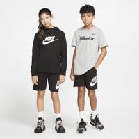 Nike sweatshort zwart/grijs/wit - thumbnail