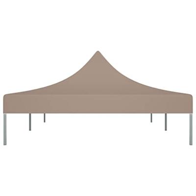 VidaXL Partytentdak 270 g/m² 6x3 m taupe